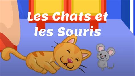 Les Chats et les Souris - Comptine avec paroles pour bébé et enfants de maternelle - YouTube