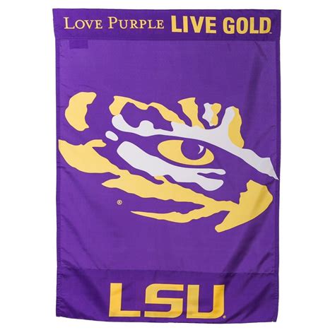 LSU Tigers Flag 28 x 40 NCAA Screen Print Flag - Dragon Sports