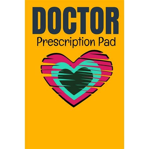 Doctor Prescription Pad : Doctors Patient Prescription Rx Pad Paper (Paperback) - Walmart.com ...