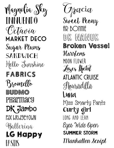 Magnolia Sky, Innuendo, etc. fonts | Free fonts for cricut, Aesthetic fonts, Cricut fonts