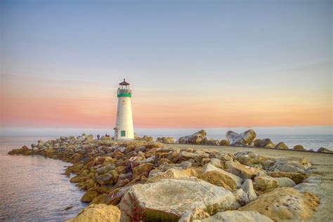 Santa Cruz Breakwater Lighthouse 2 Photograph by SC Heffner - Fine Art ...