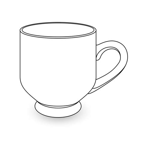 Cup Drawing Royalty-Free Stock Image - Storyblocks