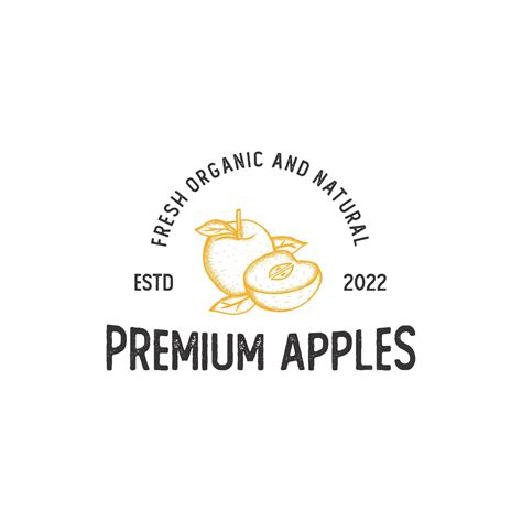 Premium Vector | Apple logo vintage