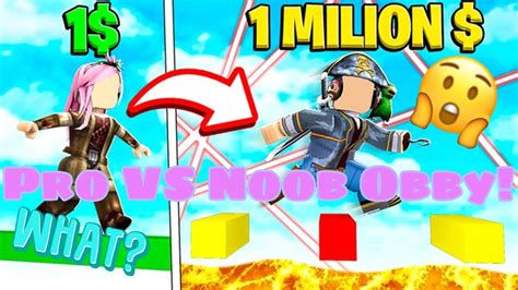 Roblox: Pro VS Noob Obby! - YouTube