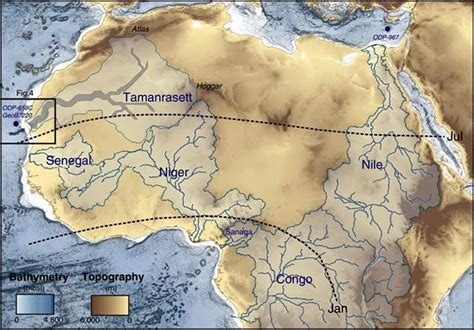 Ancient River System Flowed Under Sahara Desert (It Would Rank 12th largest Drainage Basin on ...