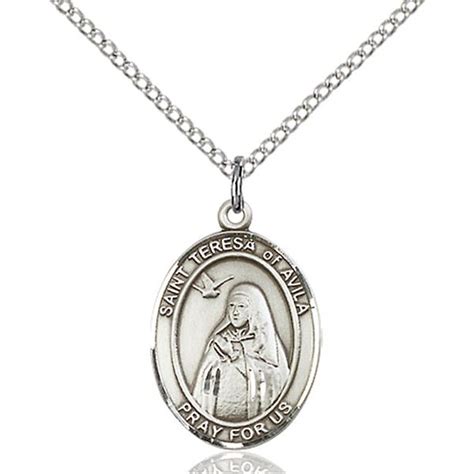 St Teresa of Avila Medal Pendant 3/4" ⋆ Virgo Sacrata