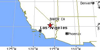 Baker, California (CA) ~ population data, races, housing & economy