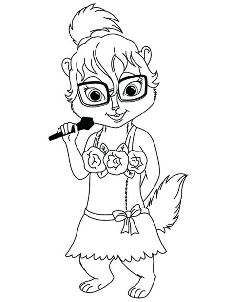 Chipettes Coloring Pages at GetColorings.com | Free printable colorings pages to print and color