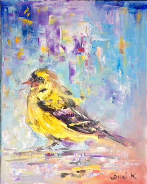 Yellow bird SOLD ORIGINAL Painting | Painting, Art, Art painting