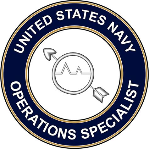 3.8 Inch U.S. Navy Operations Specialist OS decal - Walmart.com - Walmart.com