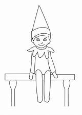 Free Printable Elf On The Shelf Coloring Pages  Drawings sketch template