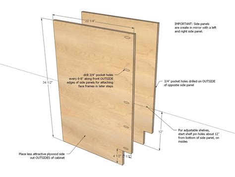 Ana White | 6" Filler Tray Base Cabinet - Momplex Vanilla Kitchen - DIY ...