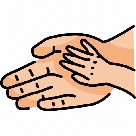 Hand, holding, child icon - Download on Iconfinder