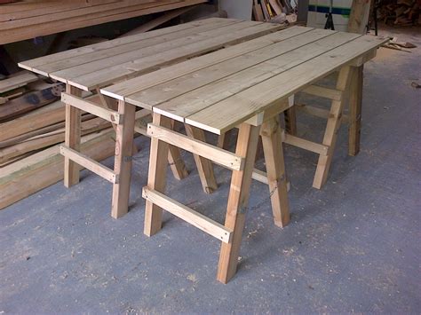 Collapsible Trestle Tables | The Wooden Workshop | Oakford, Devon