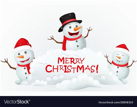 Merry Christmas Snowman Wallpaper