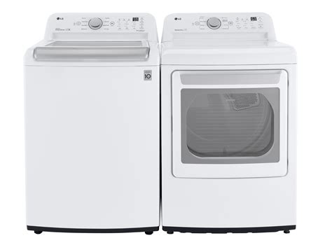 Shop LG Coldwash Impeller Top Load White Washer & Dryer Set at Lowes.com