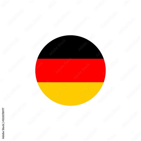 Germany flag icon set. National german flag, circle, square logo in png ...