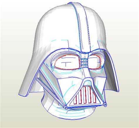 Darth Vader Helmet Drawing Darth Vader Head Drawing At GetDrawings ...