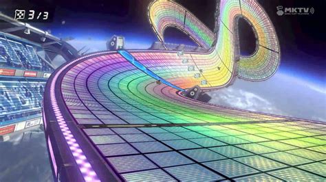 Wii U - Mario Kart 8 - Rainbow Road - YouTube