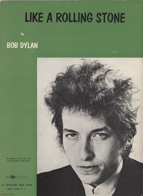 Bob Dylan Sheet Music Like A Rolling Stone