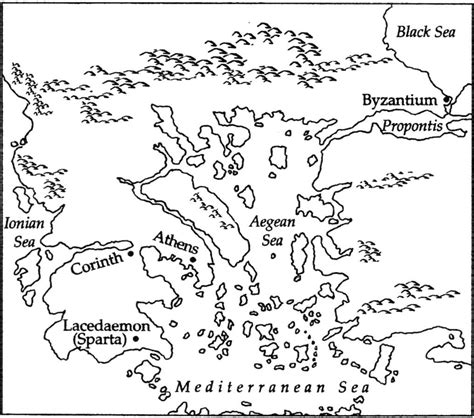 Graphic: A Map of Ancient Greece | Folger Shakespeare Library