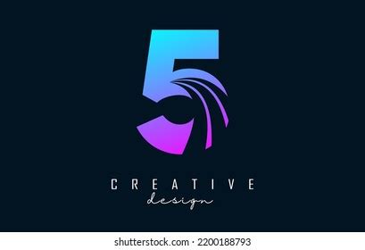 Colorful Creative Number 5 Logo Leading Stock Vector (Royalty Free) 2200188793 | Shutterstock