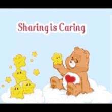 Sharing Is Caring Sticker - Sharing Is Caring - Discover & Share GIFs