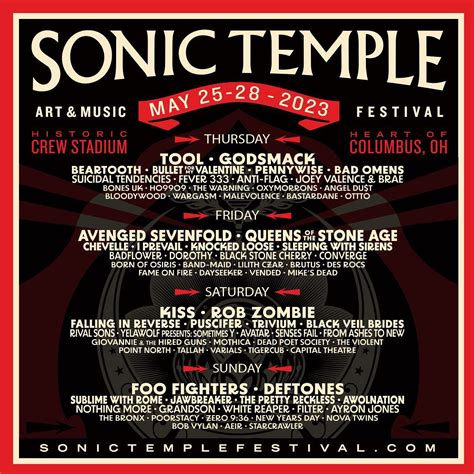 Sonic Temple 2023 Columbus Ohio | TURN UP THE VOLUME