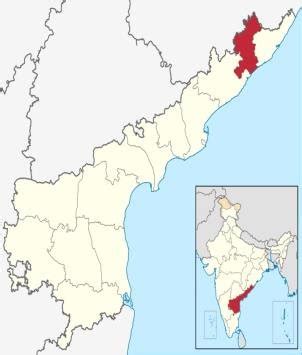 Map showing Andhrapradesh in india and Vizianagaram district in Andhra... | Download Scientific ...