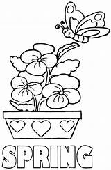 Free Spring Coloring Pages Printable sketch template