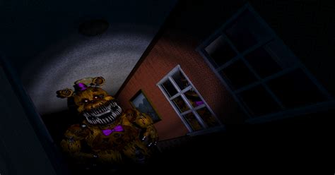 I like how nobody noticed just how large Nightmare Fredbear is compared ...