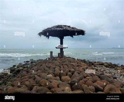 a tropical beach in Anyer, Indonesia Stock Photo - Alamy