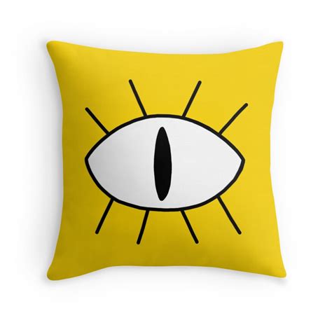 "Bill Cipher Eye" Throw Pillows by bambi-drawings | Redbubble