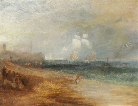 View of the Beach at Margate Painting | Joseph Mallord William Turner Oil Paintings