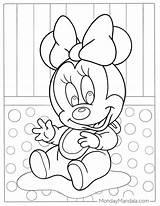 Minnie Mouse Coloring Pages Valentines sketch template