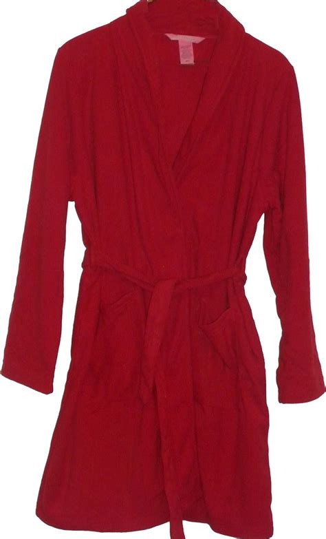 Monogrammed Bathrobes, Fleece, Wedding, Bridesmaids gifts, Red at Amazon Women’s Clothing store ...