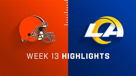 Cleveland Browns vs. Los Angeles Rams highlights | Week 13