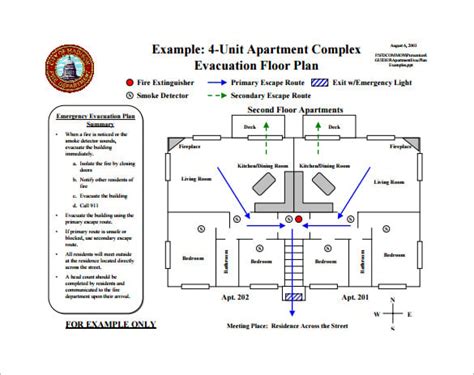 Free Emergency Evacuation Floor Plan Template | Floor Roma