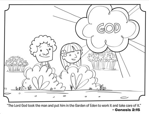 Soulmuseumblog: Adam And Eve Coloring Pages
