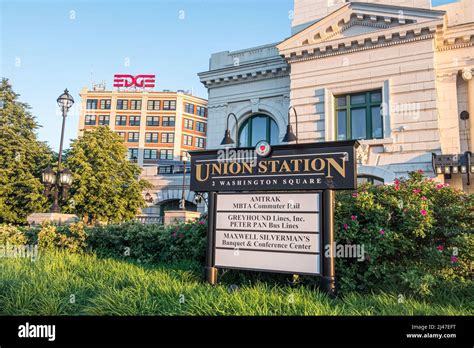 Union Station in Worcester, Massachusetts Stock Photo - Alamy