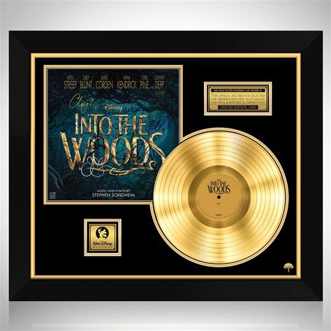 Into the Woods - Original Motion Picture Soundtrack Gold LP Limited Signature Edition Custom ...