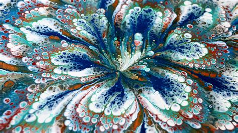 Just pour with Fiona - NEW recipe ~ BEAUTIFUL acrylic pour flower ~ US ...