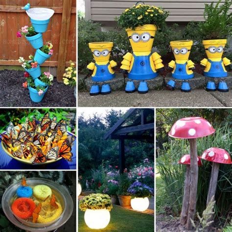 DIY Outdoor Garden Crafts Ideas 049 | Garden crafts for kids, Garden crafts diy, Garden crafts