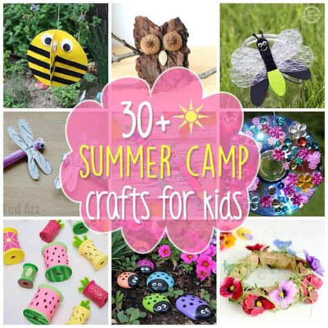 Summer Camp Crafts for Kids: 30+ ideas for a fun camp craft experience!