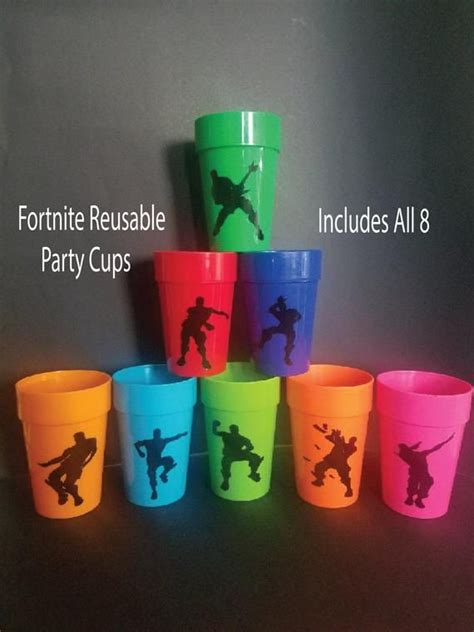 Reusable Fortnite Party Cups Fortnite Party Cups Fortnite | Etsy ...