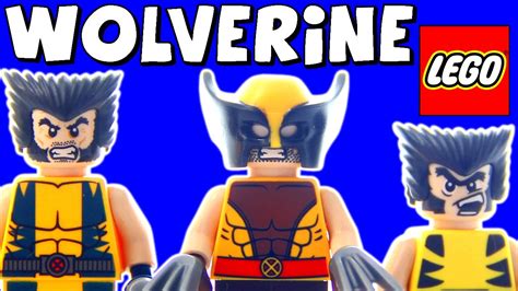 LEGO Wolverine X-Men Minifigure Collection Animation - BrickQueen - YouTube