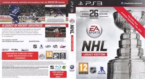 NHL: Legacy Edition (2015) - MobyGames