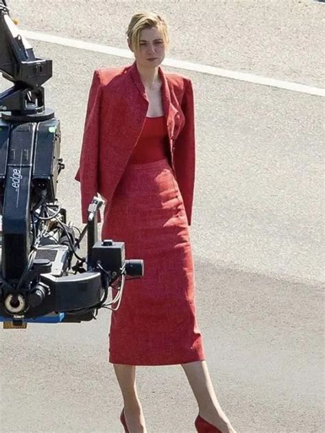 Buy Now Tenet Elizabeth Debicki Red Coat