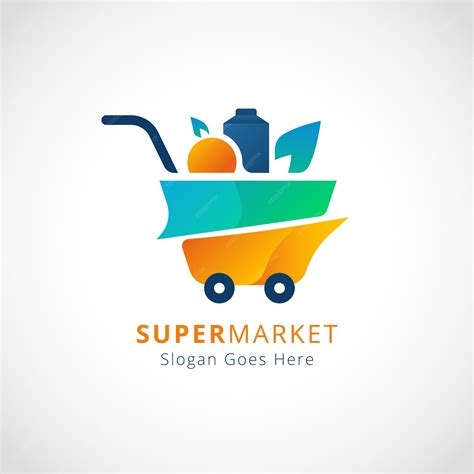 Premium Vector | Supermarket logo concept