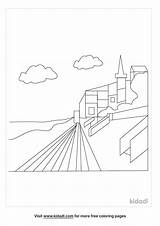 Free Boardwalk Coloring Page  Coloring Printables Kidadl sketch template